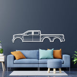 2017 F-550 6x6 Metal Car Wall Art - NC0594