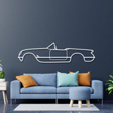 1953 Corvette Metal Car Wall Art - NC0027