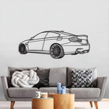 M4 Back Perspective Metal Car Wall Art - NC1299