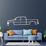 2001 Silverado 2500HD Metal Car Wall Art - NC0294