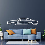 1968 Charger Metal Car Wall Art - NC0107