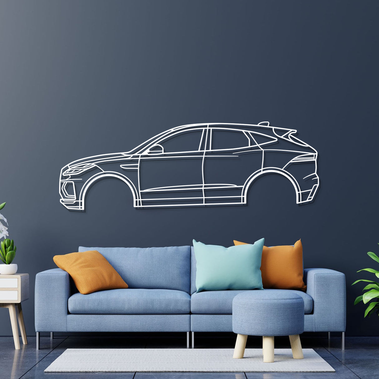 2018 E-Pace 1st Gen Metal Car Wall Art - NC0621