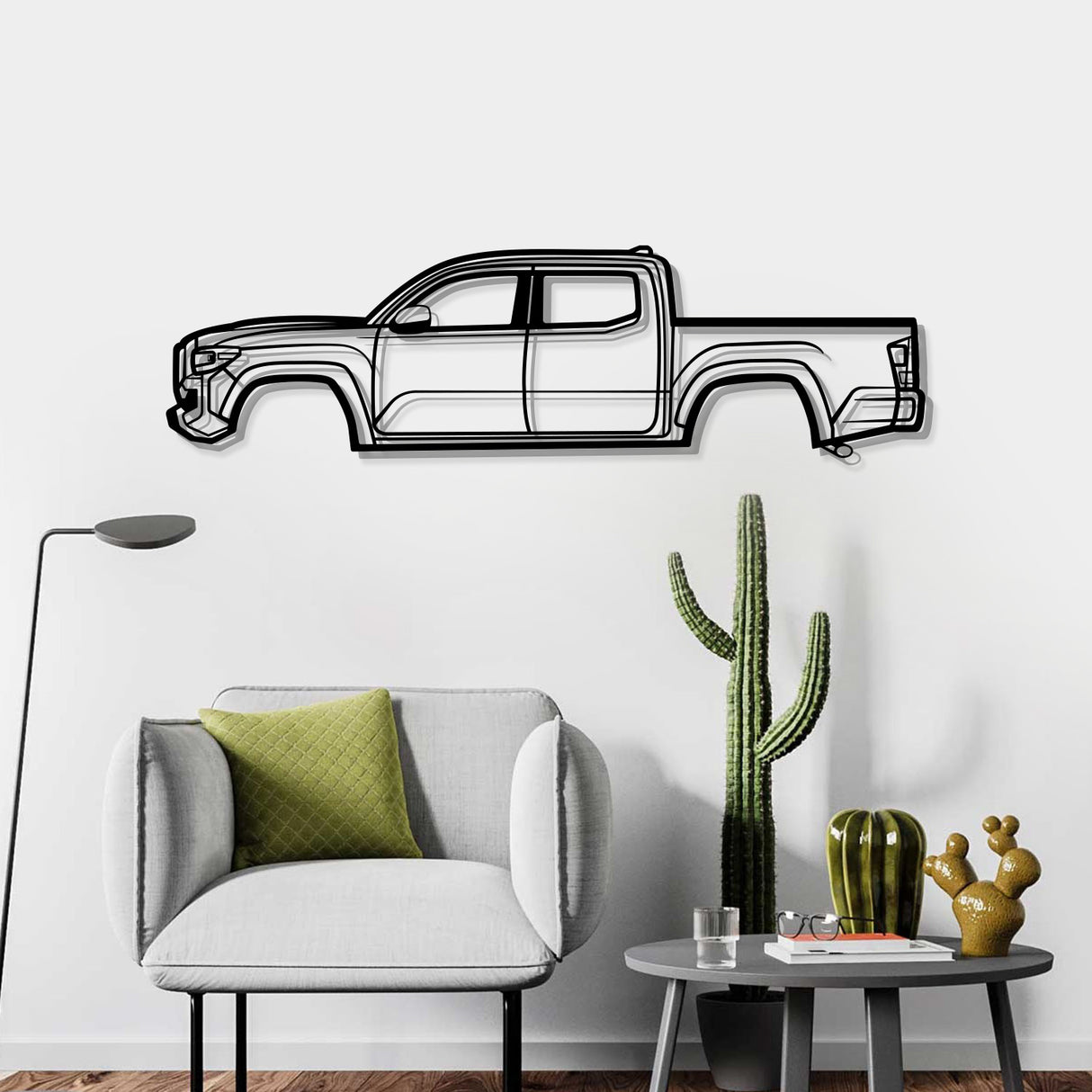 2022 Tacoma Metal Car Wall Art - NC0815