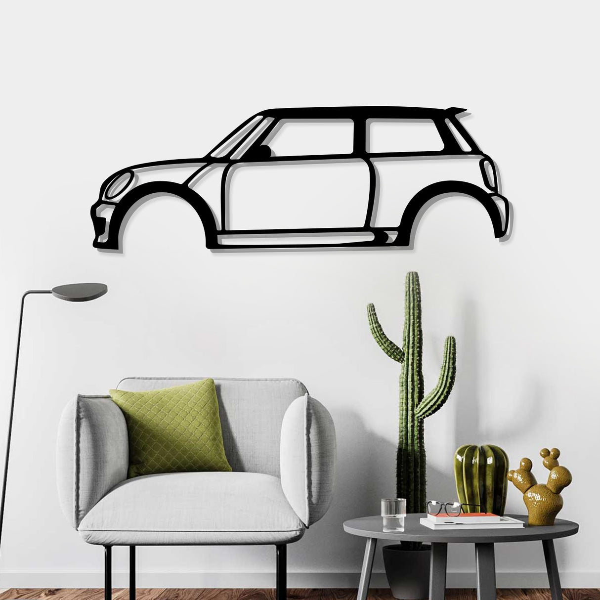 Cooper S Metal Car Wall Art - NC0913