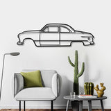 1949 Club Coupe Metal Car Wall Art - NC0009