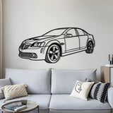 2009 G8 Perspective Metal Car Wall Art - NC1298