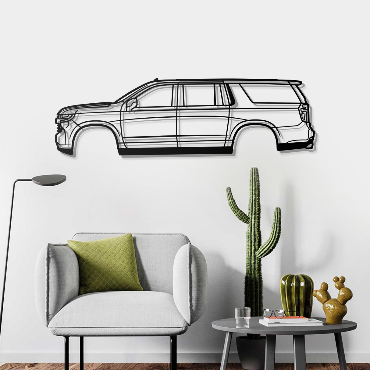 2021 Suburban 12th Gen Metal Car Wall Art - NC0766