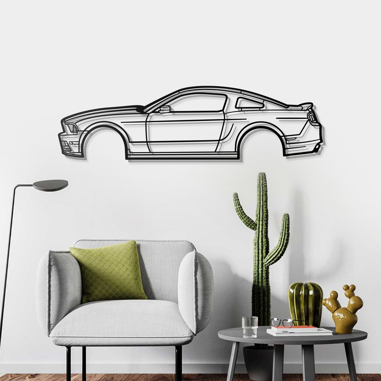 2013 Mustang Metal Car Wall Art - NC0483