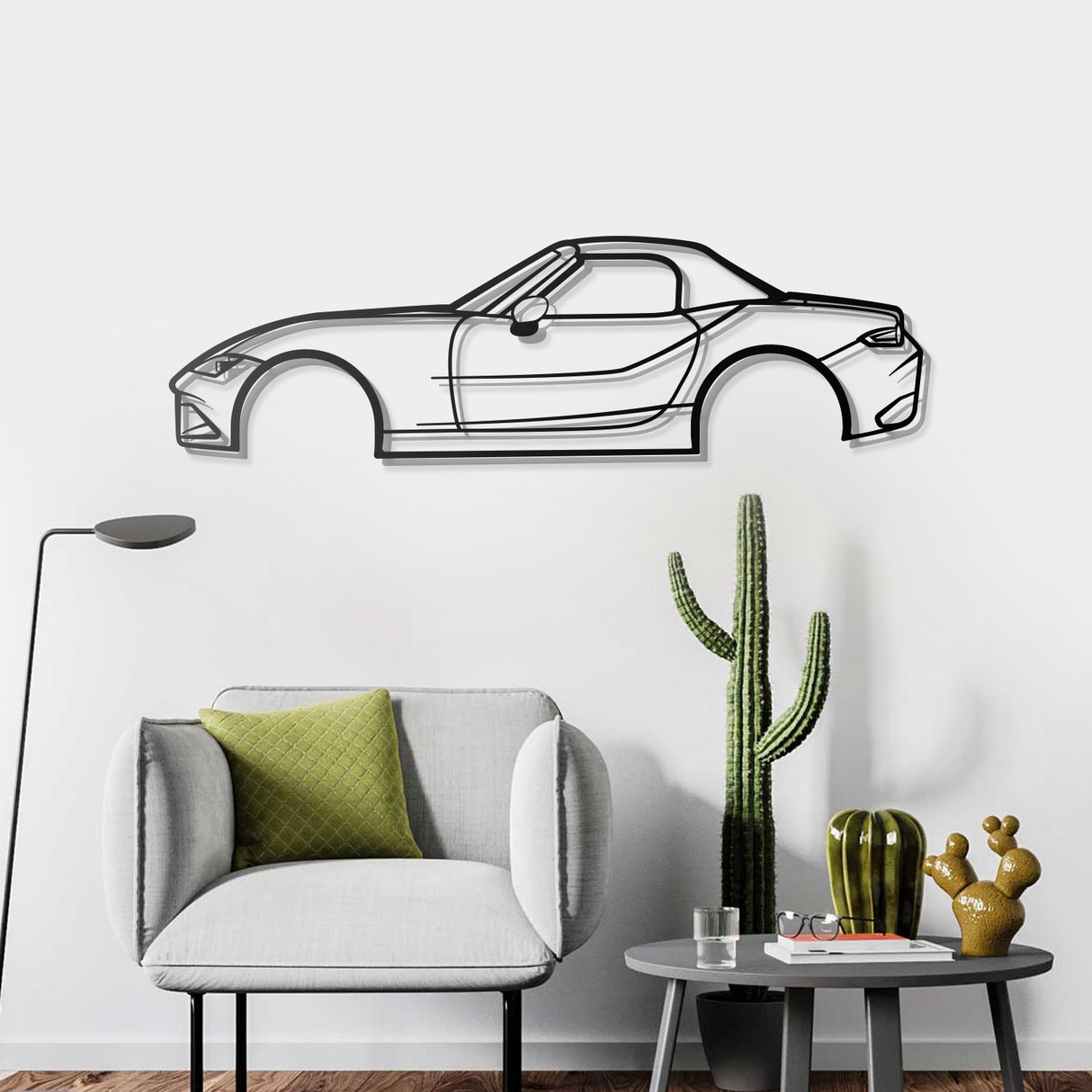 2021 Miata MX-5 Metal Car Wall Art - NC0757