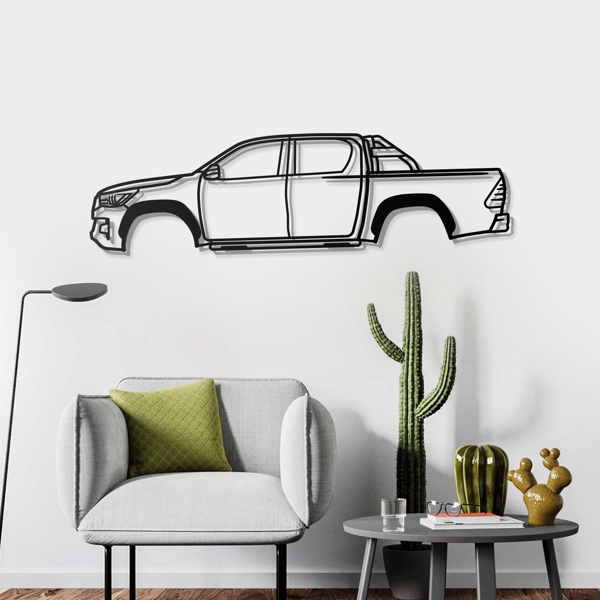 2020 Hilux Metal Car Wall Art - NC0713