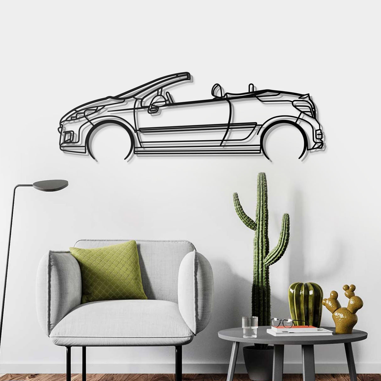 2010 207 CC Metal Car Wall Art - NC0395