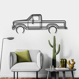 1986 F-150 XLT Metal Car Wall Art - NC0206