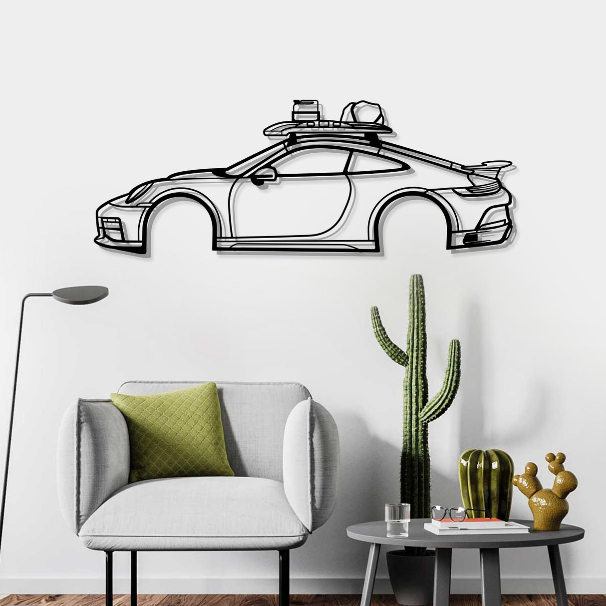 2023 911 Dakar Metal Car Wall Art - NC0820