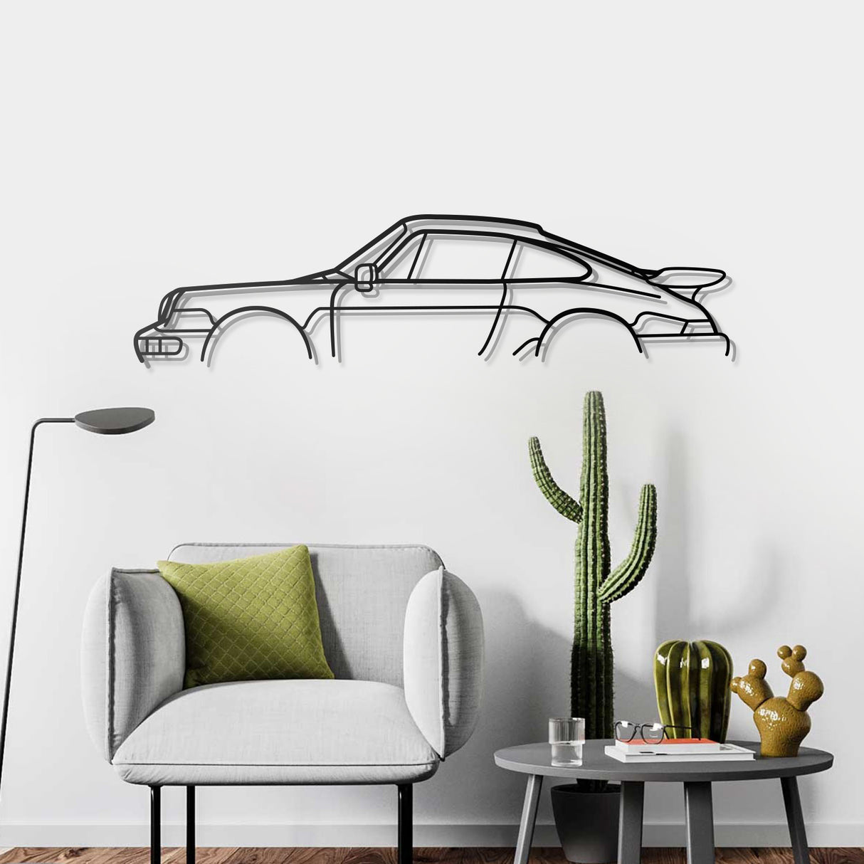 911 964 C2 Classic Metal Car Wall Art - NC0844