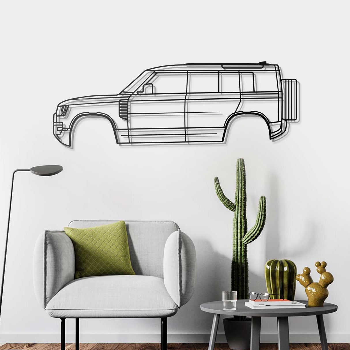 2020 Defender 110X Metal Car Wall Art - NC0700