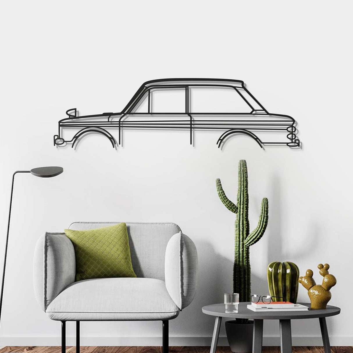 1966 Imp Metal Car Wall Art - NC0087