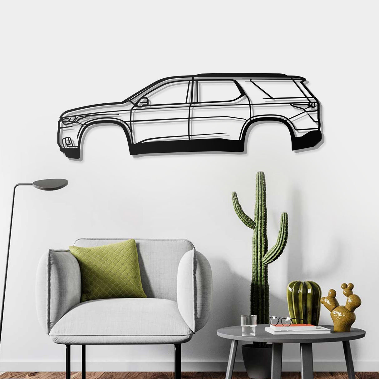 2018 Traverse 2nd Gen Metal Car Wall Art - NC0633