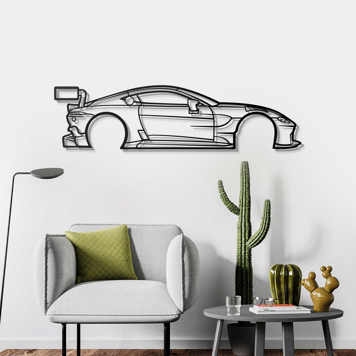 2018 Vantage AMR GT3 Metal Car Wall Art - NC0635