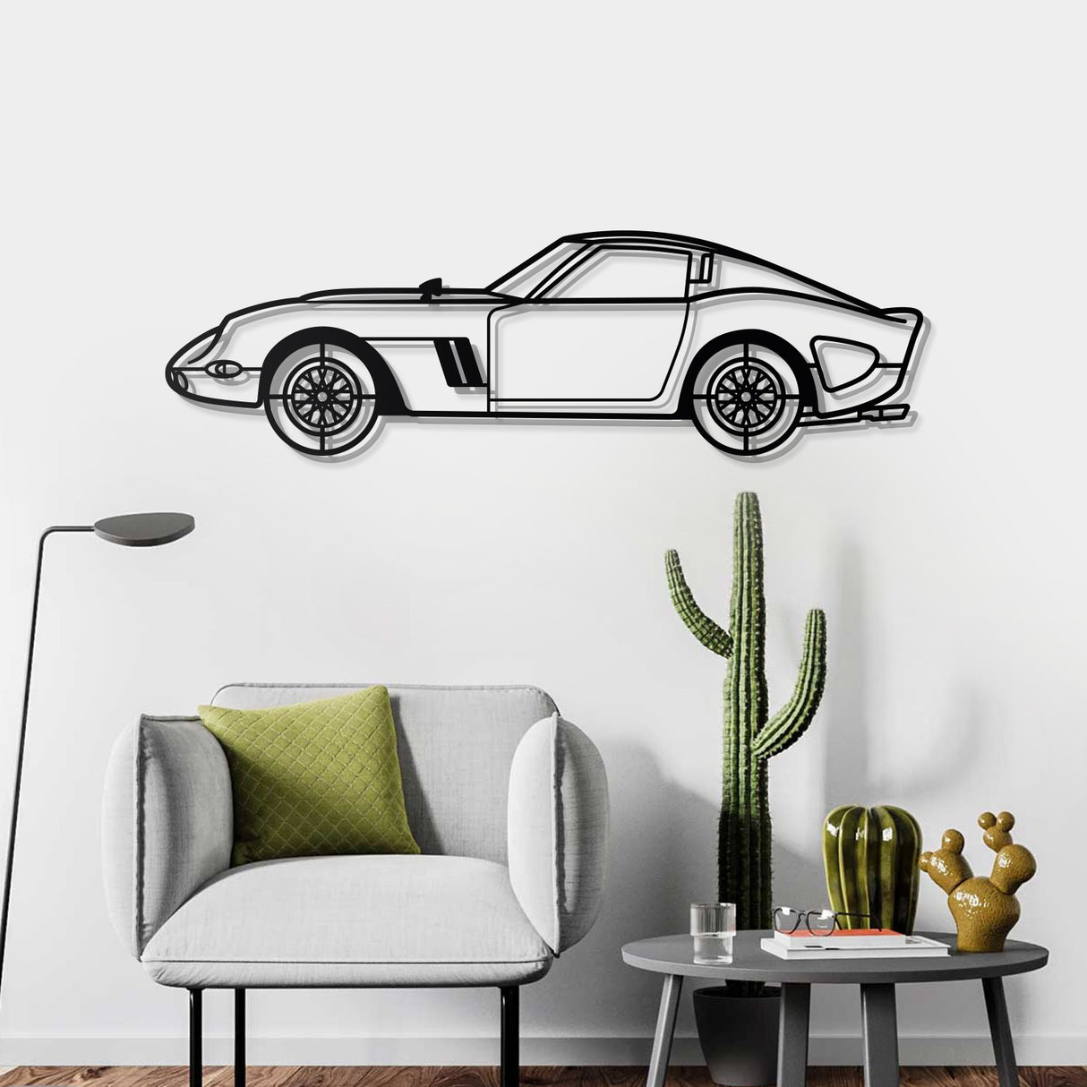 1962 250 GTO Metal Car Wall Art - NC0064