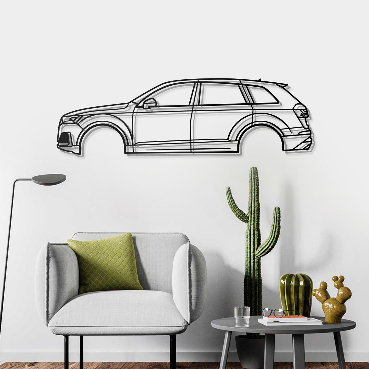 2020 SQ7 2nd Gen Metal Car Wall Art - NC0722