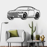 2023 Mustang Perspective Metal Car Wall Art - NC0443