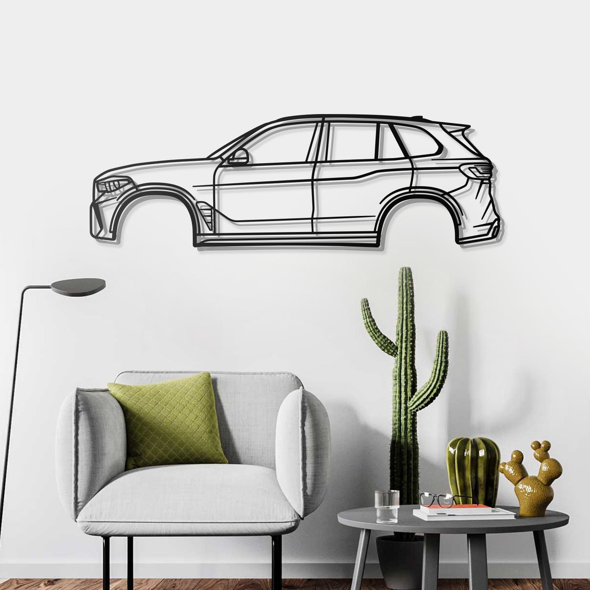 2020 X5 M F95 4th Gen Metal Car Wall Art - NC0728