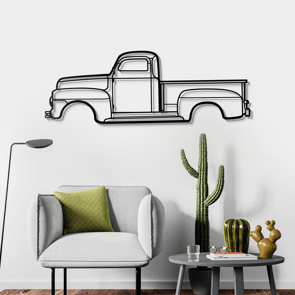 1951 F-150 Metal Car Wall Art - NC0010