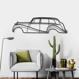 1946 Silver Wraith Metal Car Wall Art - NC0024