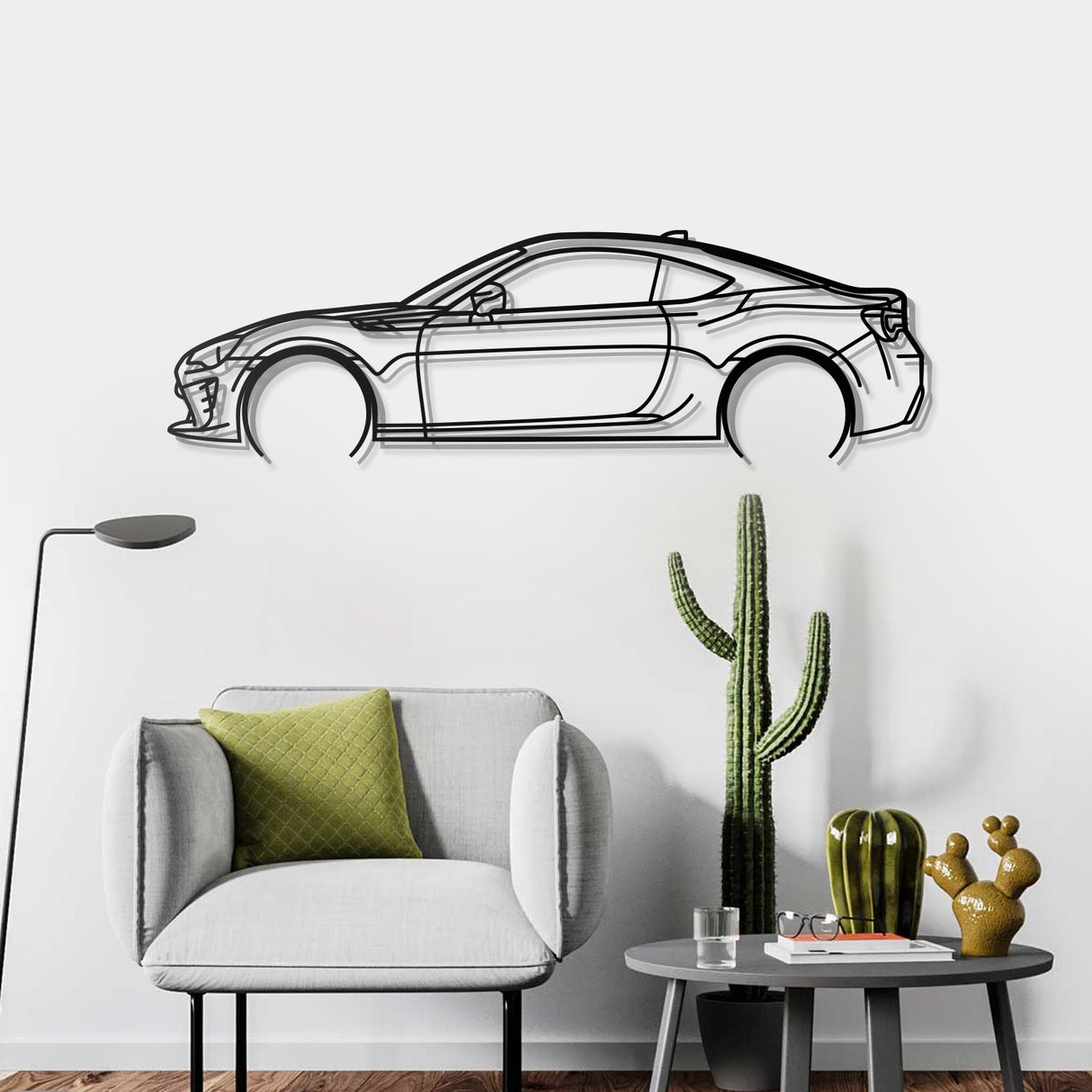 2017 GT86 Detailed Metal Car Wall Art - NC0597