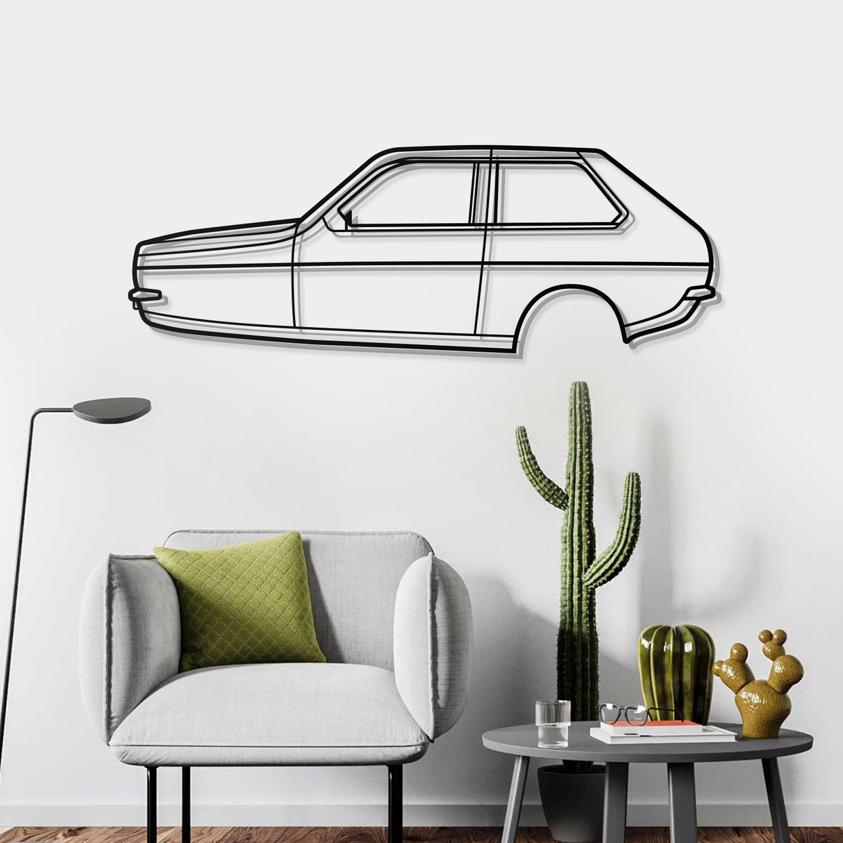 1977 Reliant Robin (MK1) Metal Car Wall Art - NC0176