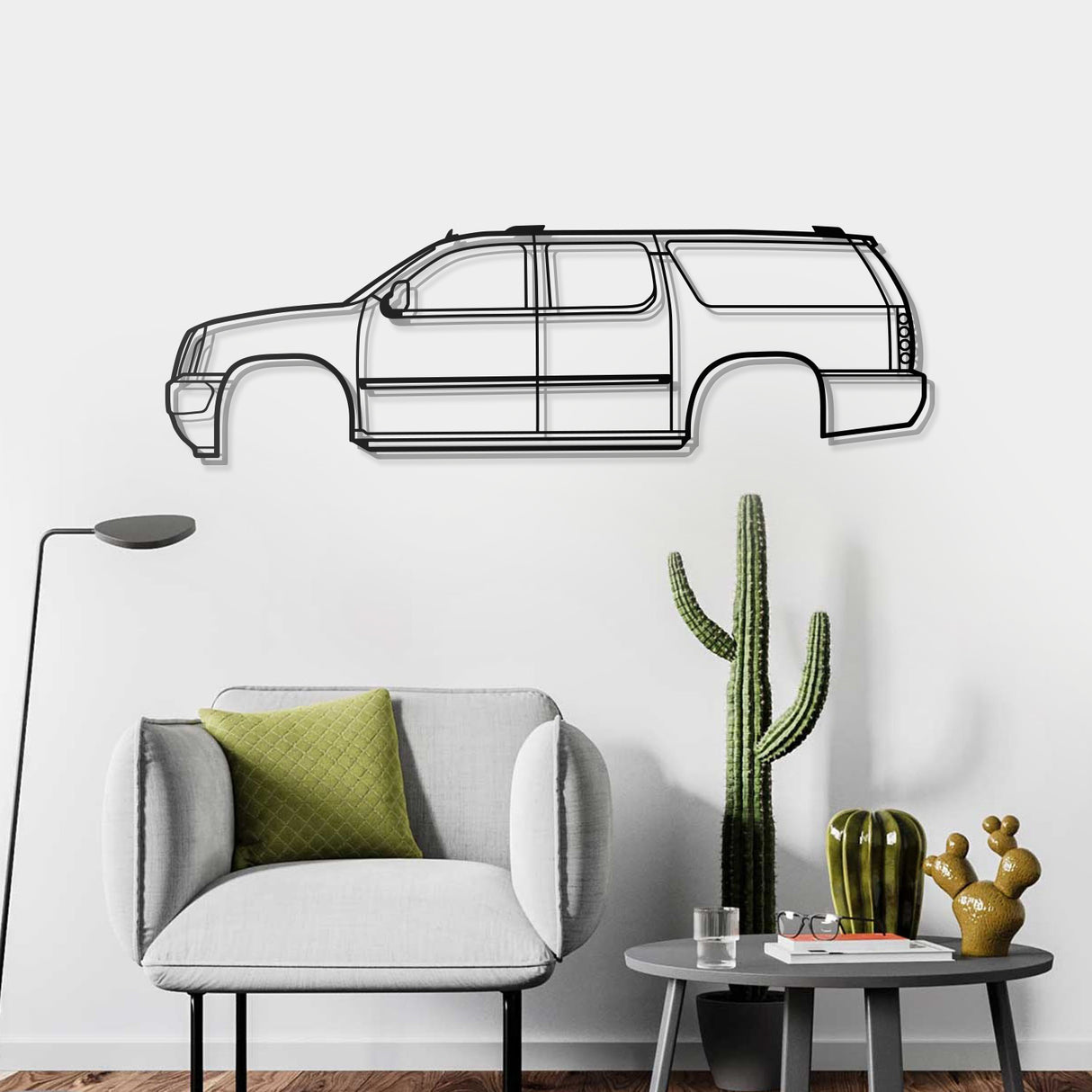 2007 Yukon 3rd Gen Metal Car Wall Art - NC0357