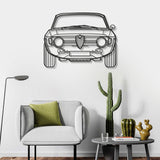 1967 Giulia Front Metal Car Wall Art - NC0092