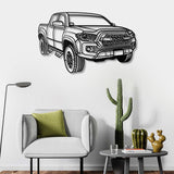 2018 Tacoma Perspective Metal Car Wall Art - NC0469