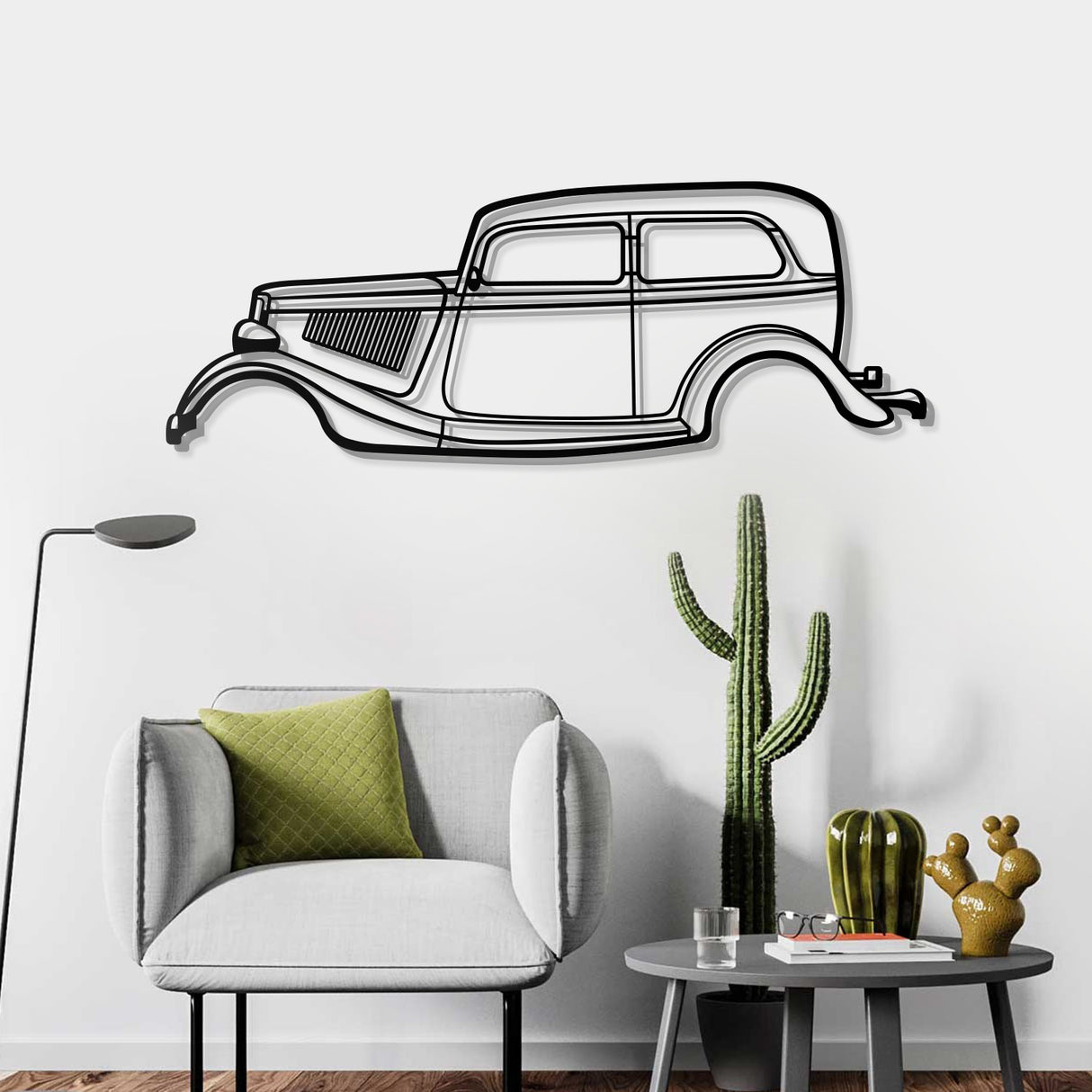 1934 Tudor Metal Car Wall Art - NC0006