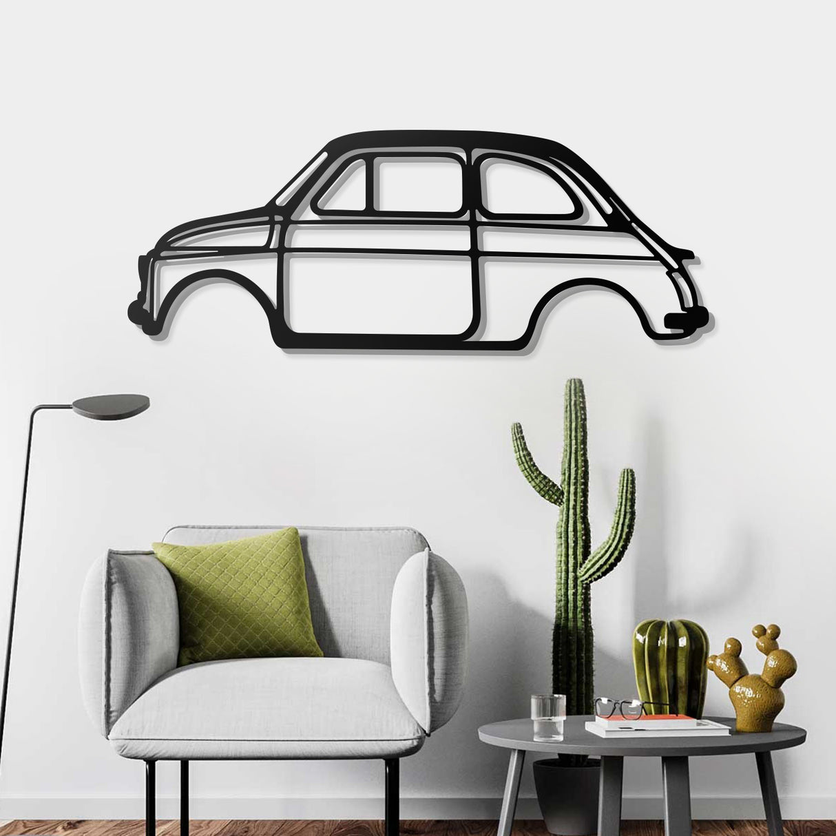 500 Metal Car Wall Art - NC0836