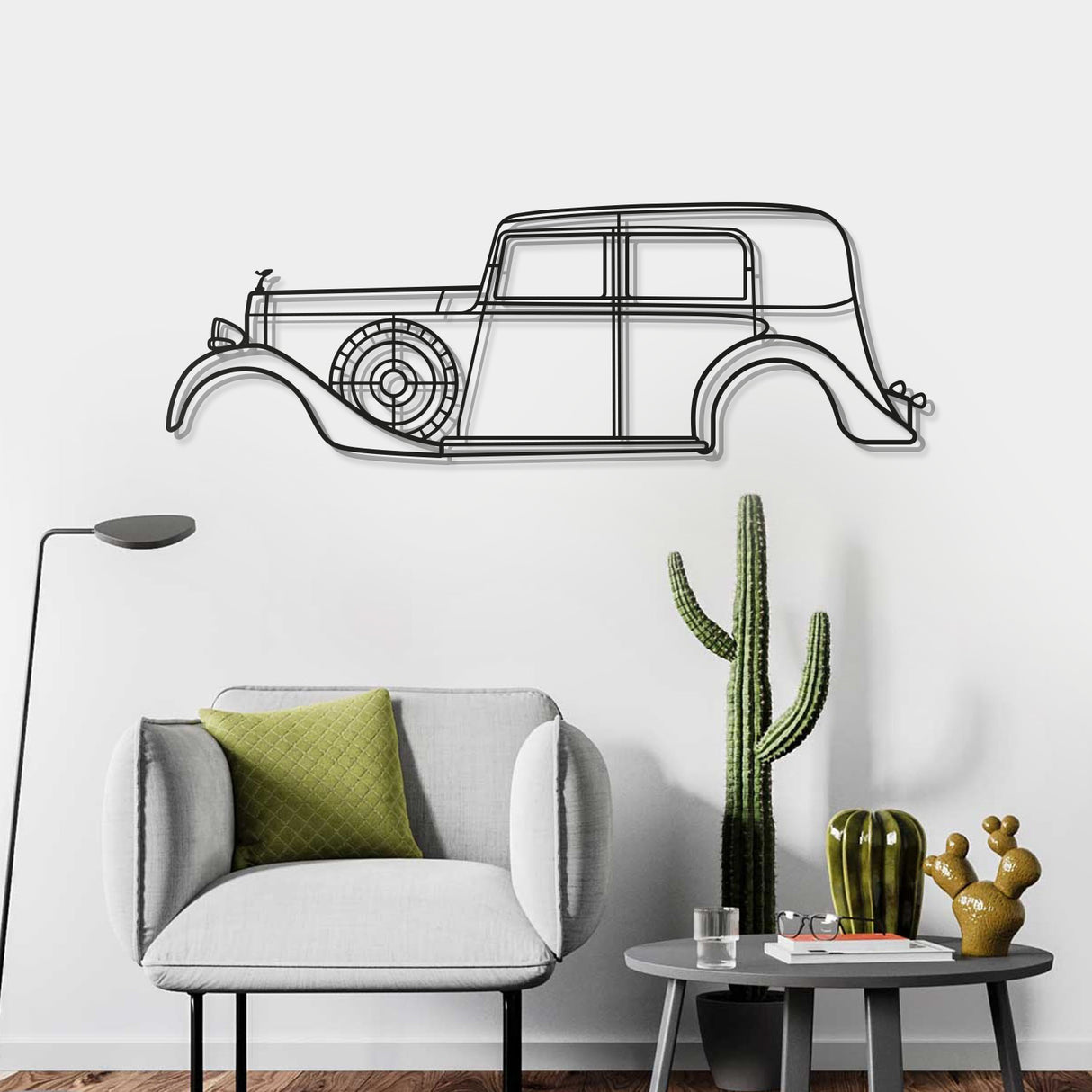 1936 2530 Metal Car Wall Art - NC0019