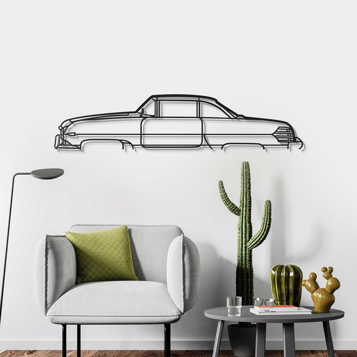 1954 İtalia Metal Car Wall Art - NC0033