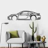 911 Turbo S Model 992 Detailed Metal Car Wall Art - NC0877