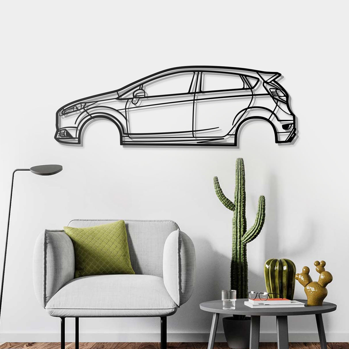 2014 Fiesta ST Metal Car Wall Art - NC0503