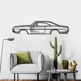 1968 Charger Metal Car Wall Art - NC0107