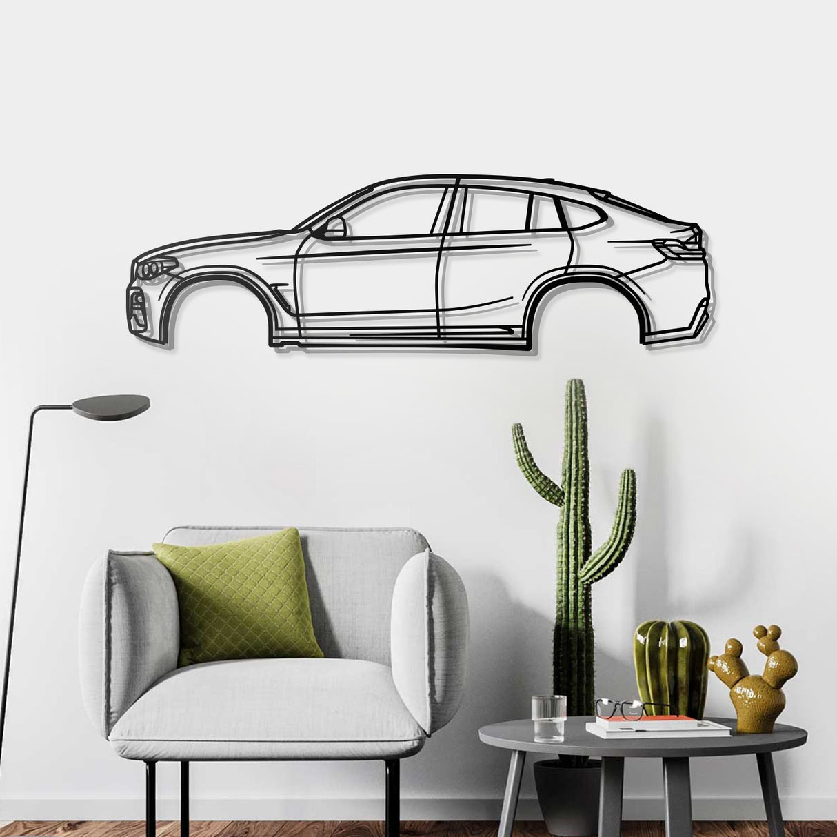 2019 X4 G02 2nd Gen Metal Car Wall Art - NC0685