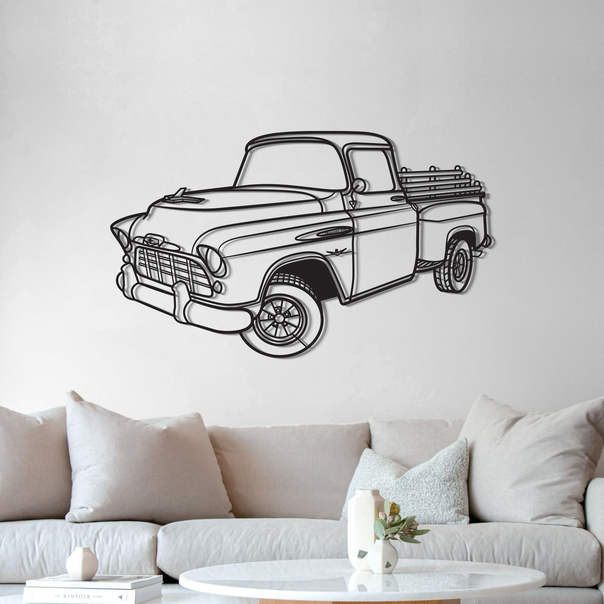 1958 3100 Perspective Metal Car Wall Art - NC1295