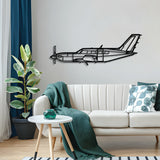 Navigate Craft M500 Meridian airplane décor, ready-to-hang with elevation screws, aviation gift idea