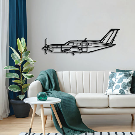 Navigate Craft M500 Meridian airplane décor, ready-to-hang with elevation screws, aviation gift idea