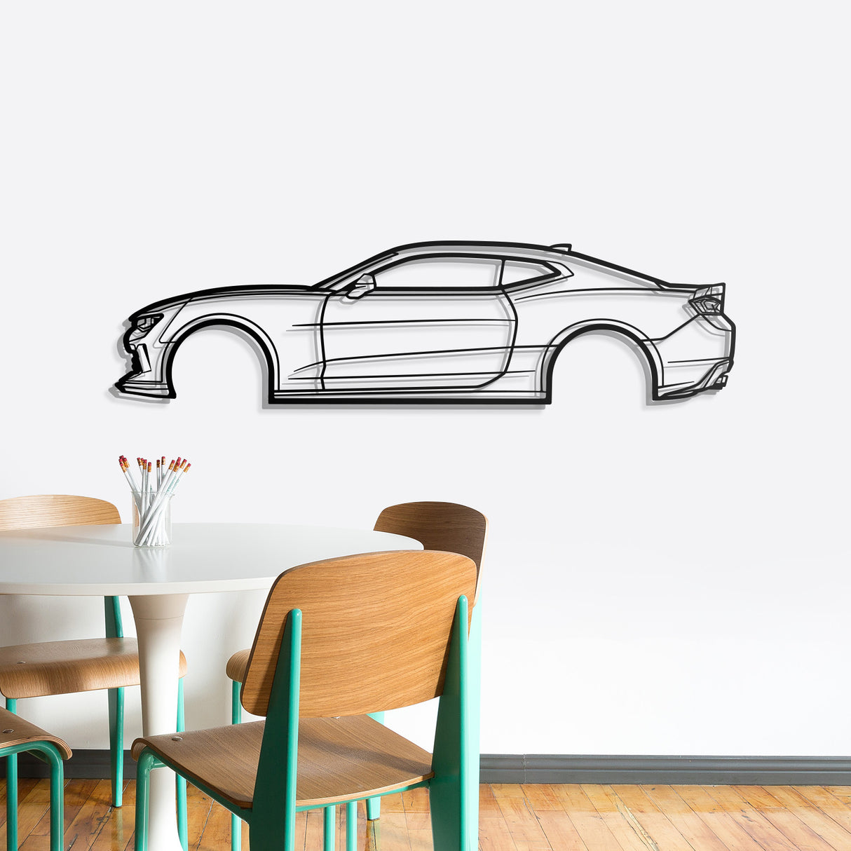 2017 Camaro SS 1LE Metal Car Wall Art - NC0583