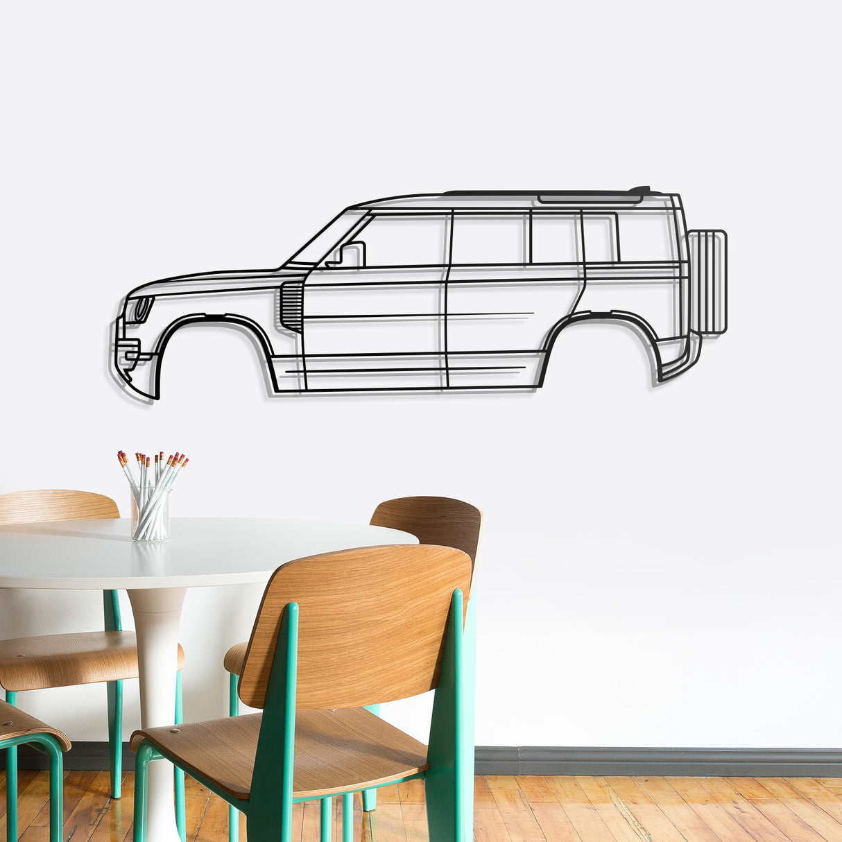 2020 Defender L663 (5st Gen) Metal Car Wall Art - NC0701