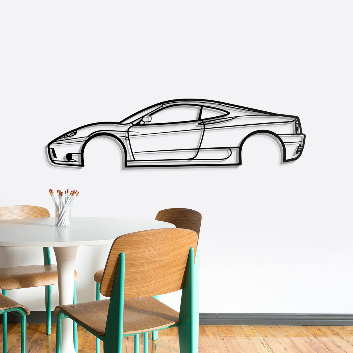 2001 360 Metal Car Wall Art - NC0284