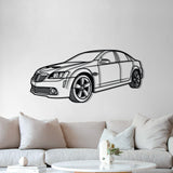 2009 G8 Perspective Metal Car Wall Art - NC1298