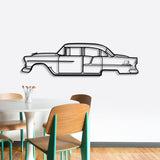 1955 Belair Metal Car Wall Art - NC0037