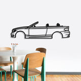 2009 E88 Convertible Metal Car Wall Art - NC0385